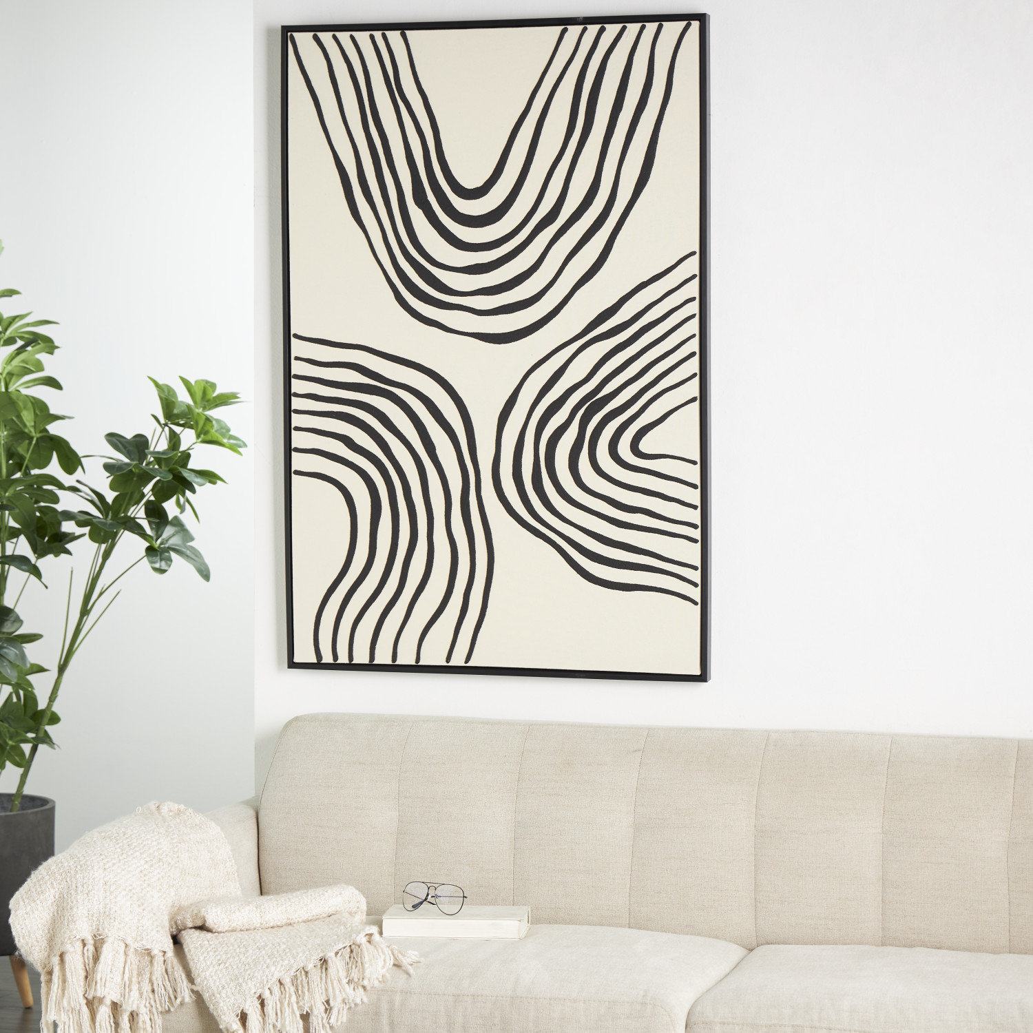 Ivy Bronx Framed On Wood Minimalistic Wayfair